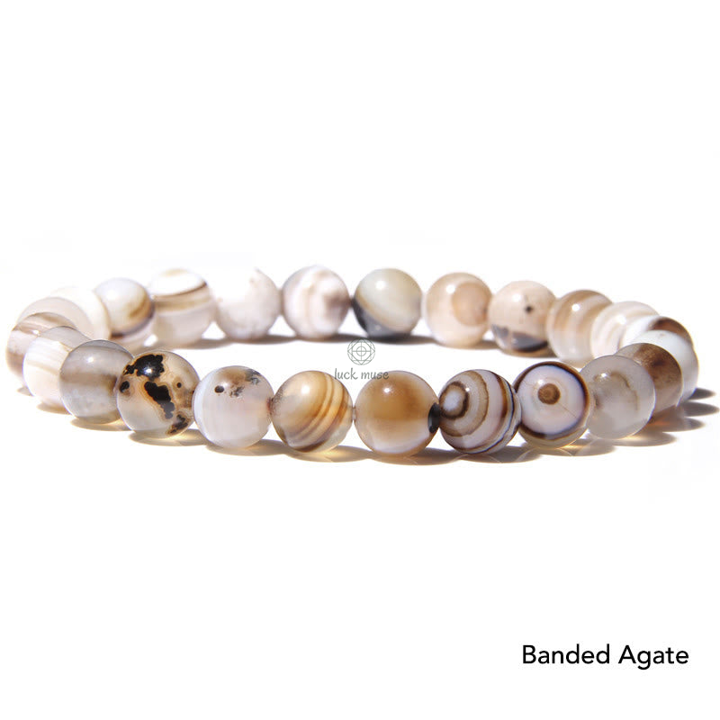 Agate Crystal Balance Beaded Bracelet - Image 27