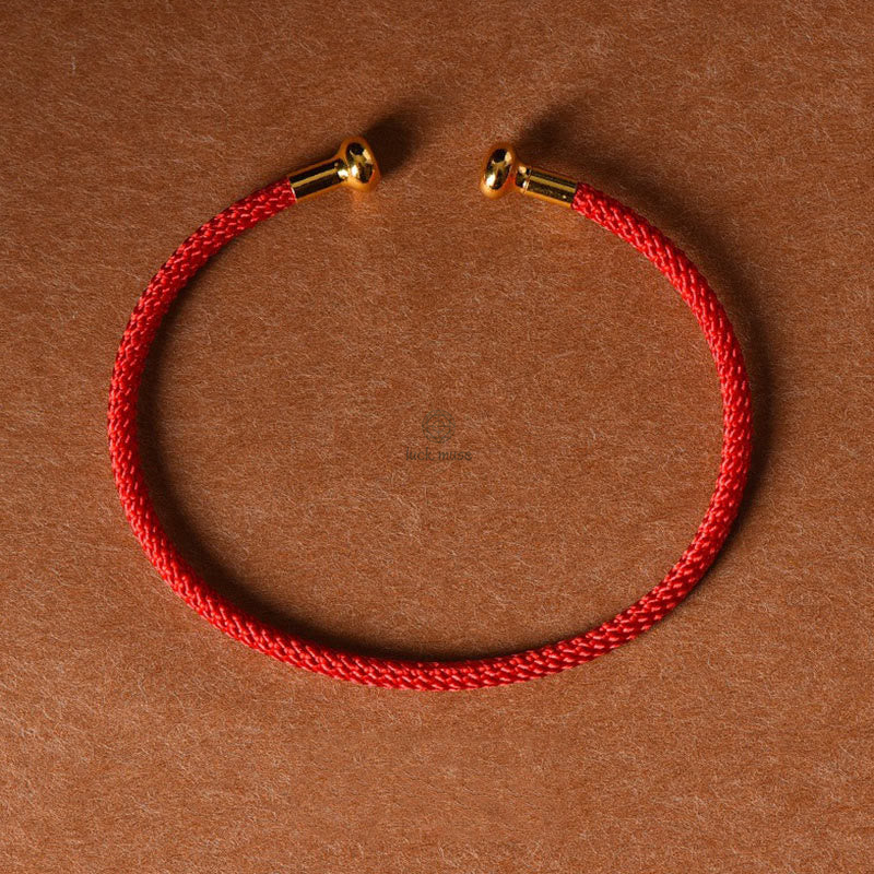 Luck Muse Handmade Luck Braid Cuff Bracelet