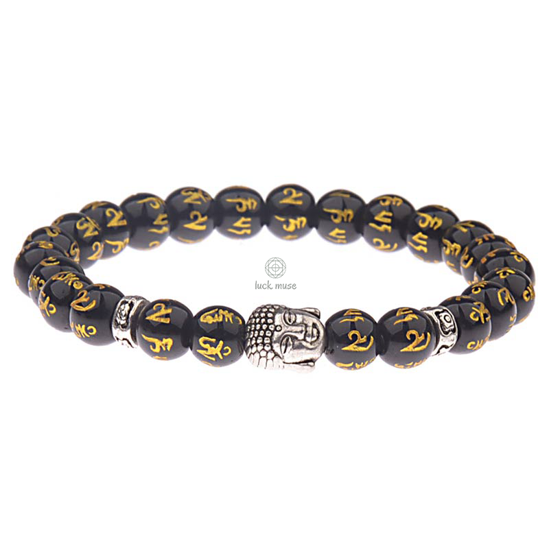 Tibetan Mantra Amulet Bracelet - Luck Muse Collection - Image 2