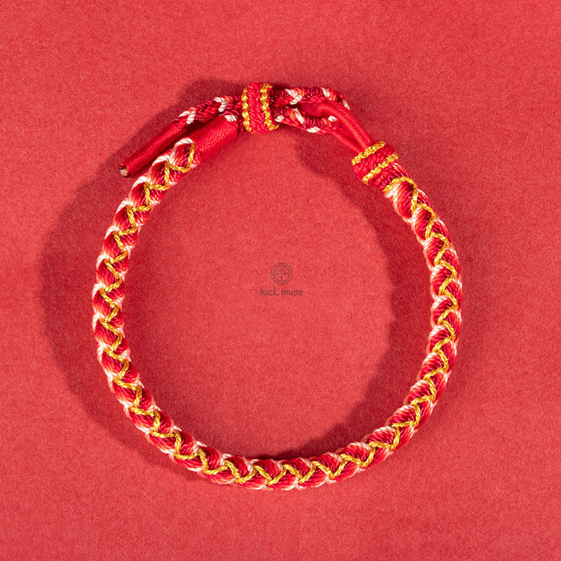 Luck Muse Dragon Scale Protection Handmade Rope Bracelet - Image 5