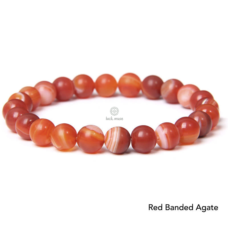 Agate Crystal Balance Beaded Bracelet - Image 9