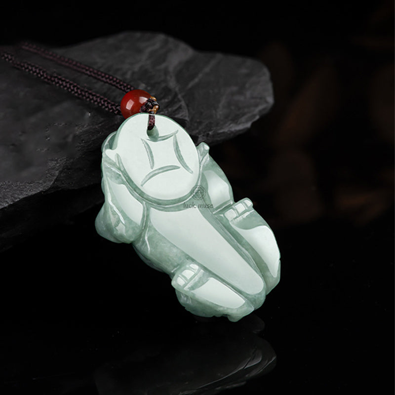 Jade PiXiu Wealth Luck Necklace Pendant - Image 9