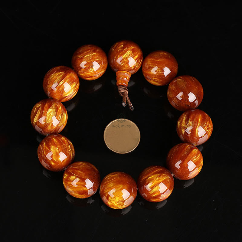 Luck Muse Golden Sea Willow Bracelet for Success and Positivity - Image 11