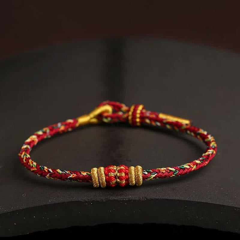 King Kong Knot Luck Bracelet - Handmade Colorful Rope with Luck Muse - Image 3