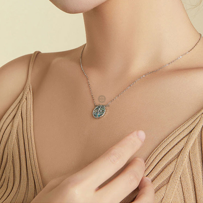 925 Sterling Silver Tree of Life Creation Necklace Pendant - Image 6