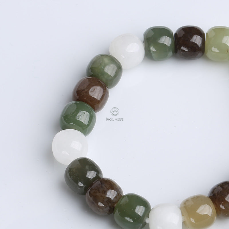 Luck Muse Gradient Jade Blessing Bracelet - Image 11