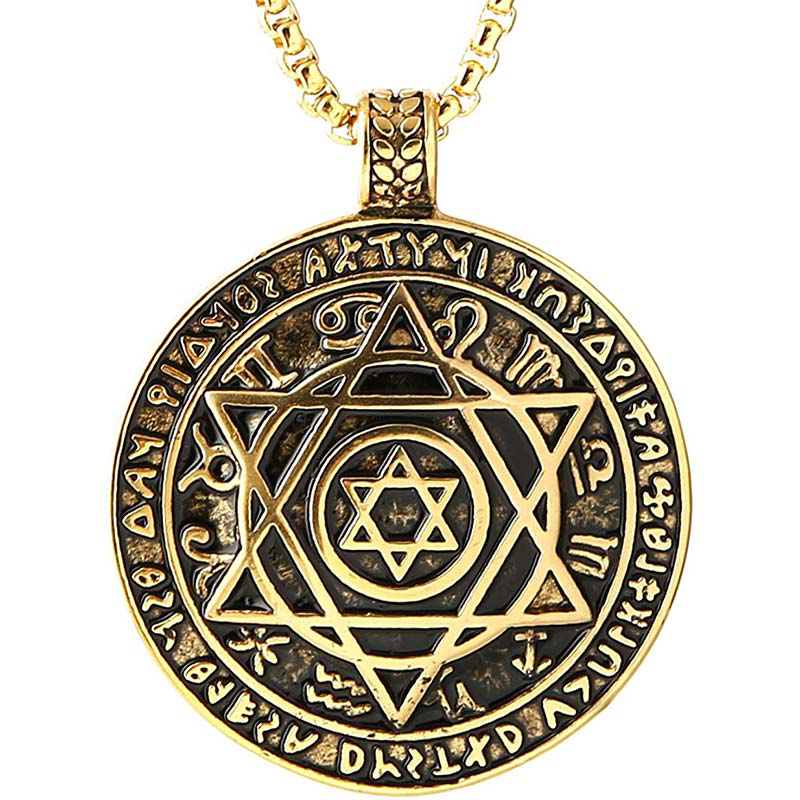 Luck Muse Hexagonal Star Protection Necklace - Image 2