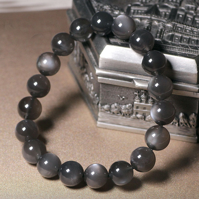 Natural Moonstone Love Beads Bracelet - Luck Muse Shop - Image 2