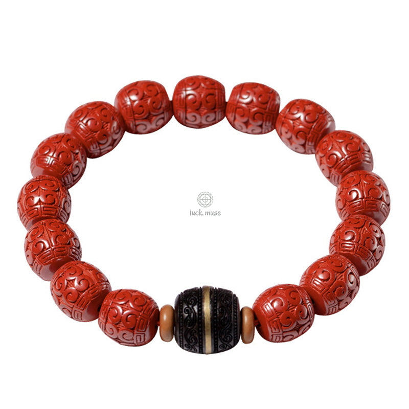 Cinnabar Ebony Blessing Bracelet from Luck Muse Shop - Image 12
