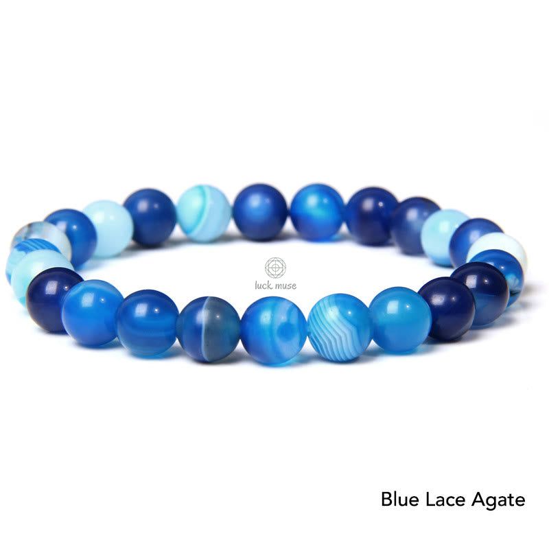 Agate Crystal Balance Beaded Bracelet - Image 5