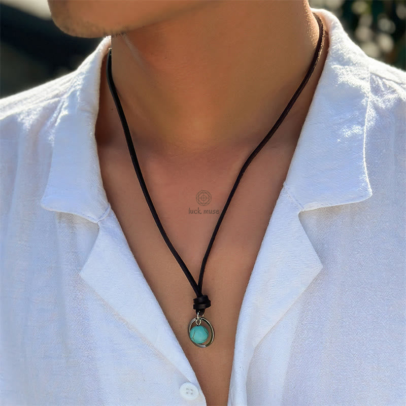 Luck Muse Turquoise Protection Necklace - Image 8