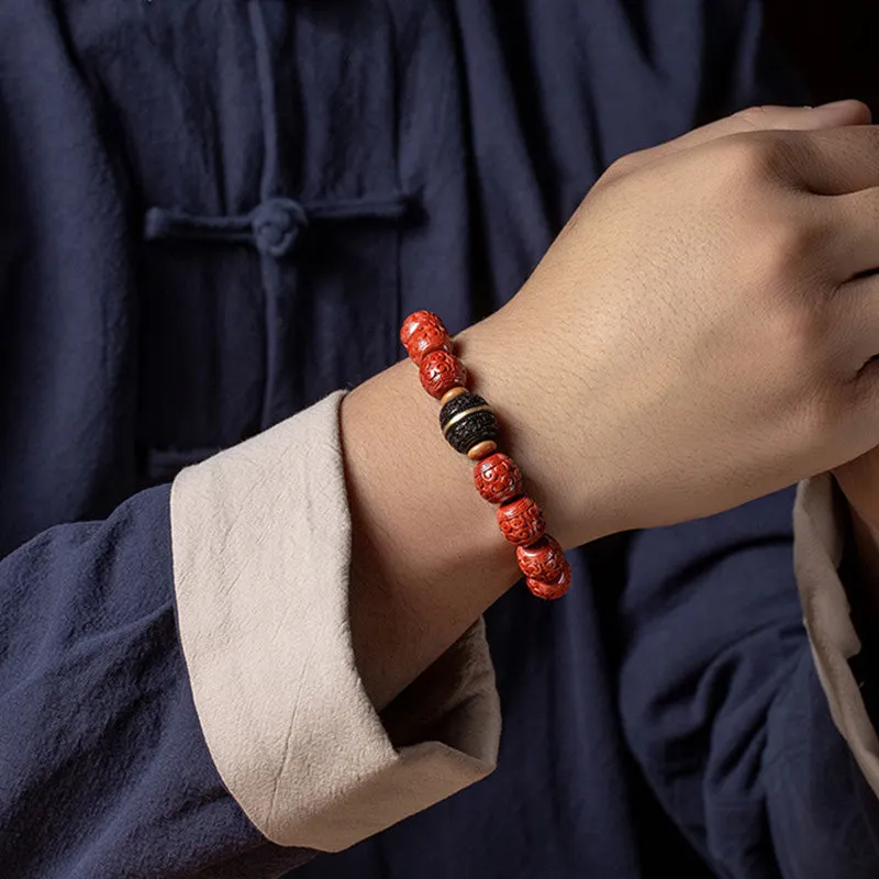 Cinnabar Ebony Blessing Bracelet from Luck Muse Shop - Image 3