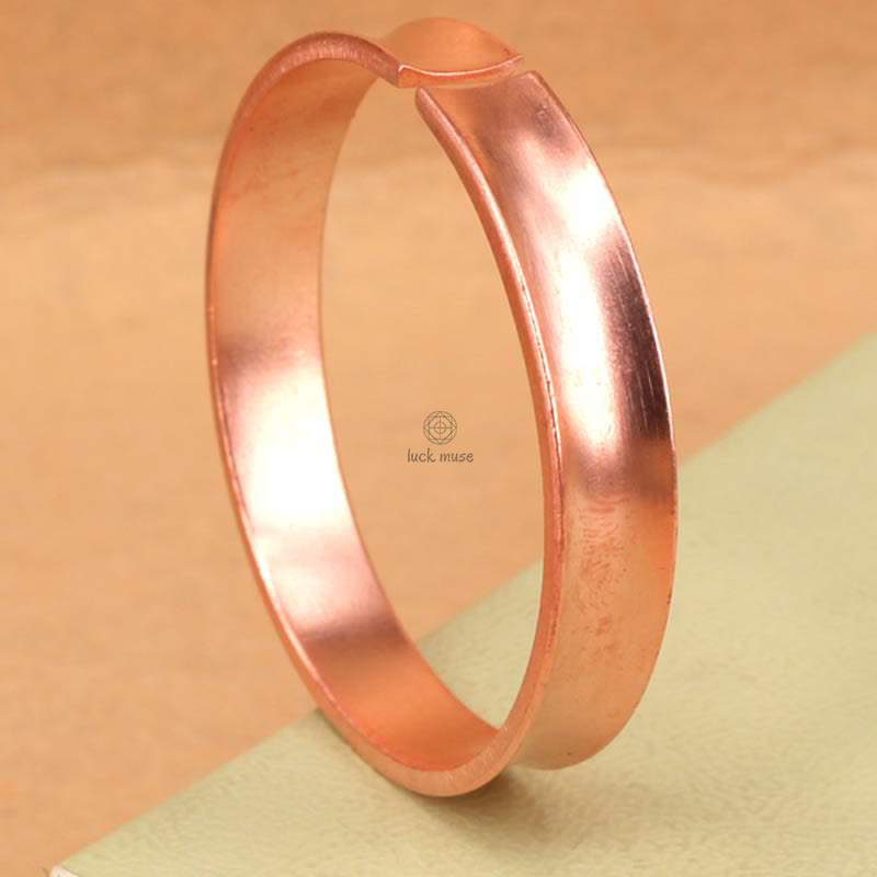 Copper Wealth and Luck Cuff Bracelet - Luck Muse Shop - Image 2