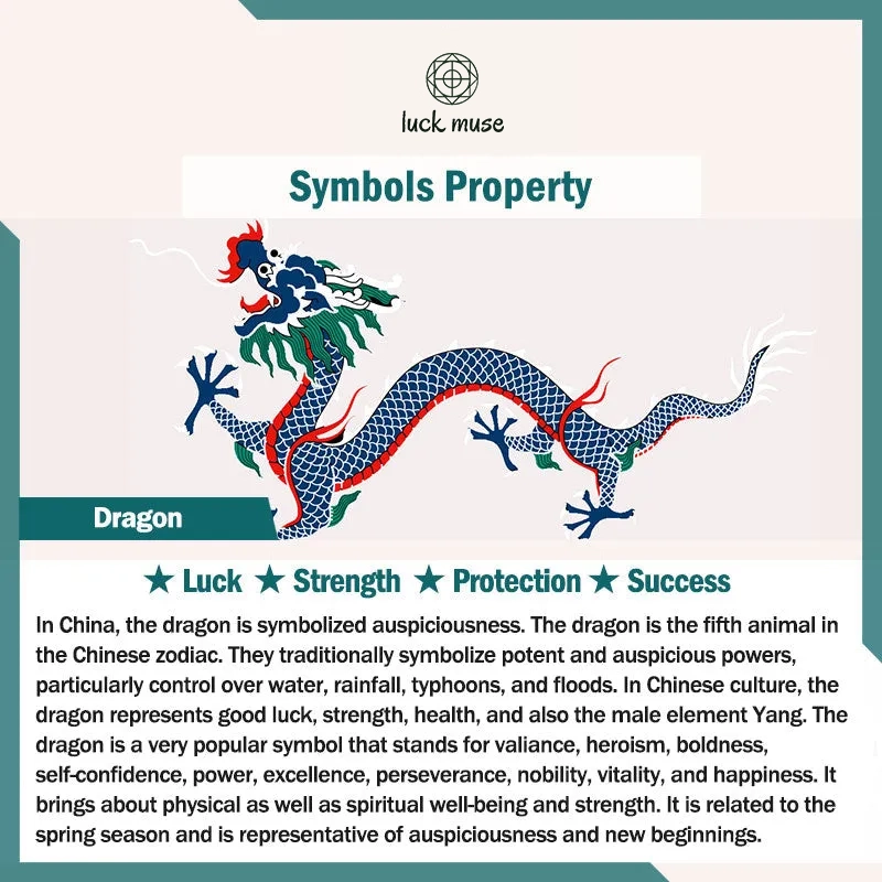 Dragon Leather Titanium Steel Protection Luck Bracelet - Image 18