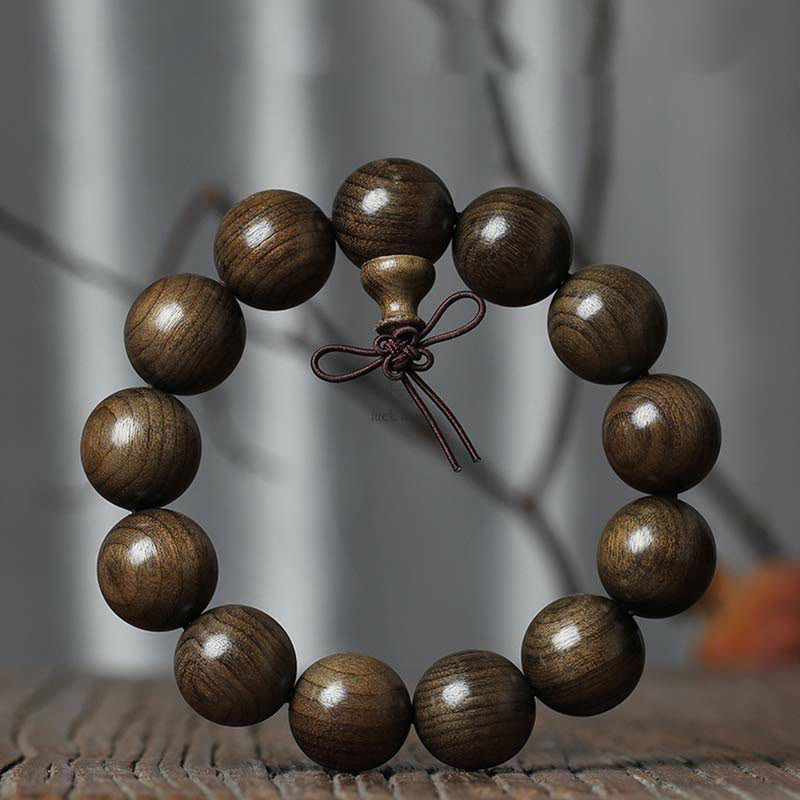 Rare Phoebe Zhennan Wood Blessing Bracelet - Image 3