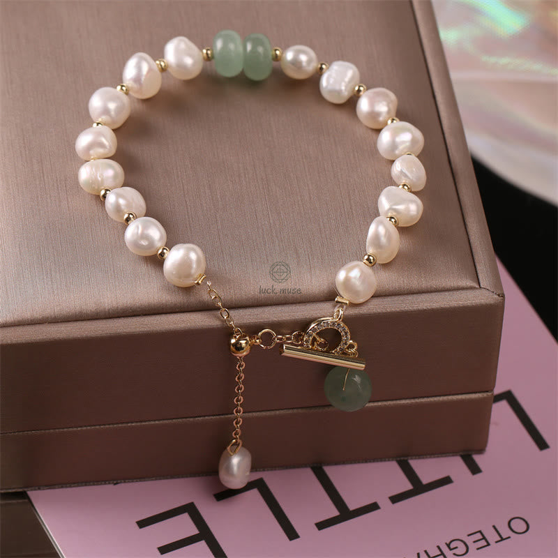 Natural Green Strawberry Quartz Luck Muse Healing Bracelet - Image 6
