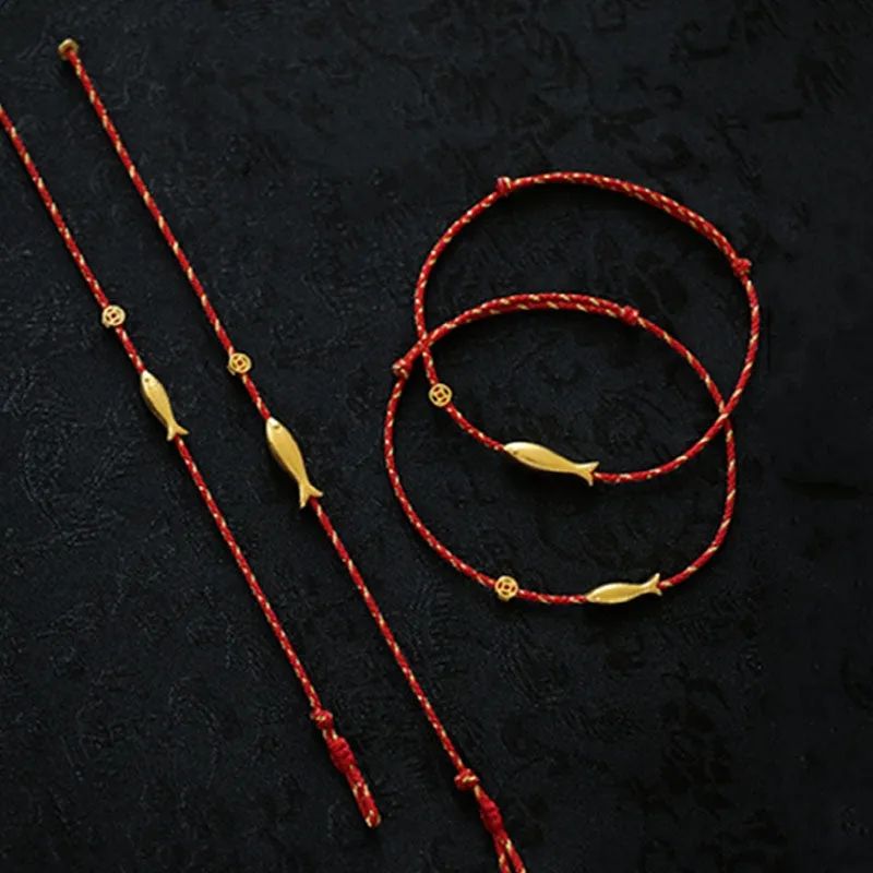 Braided Koi Fish Luck Wealth Bracelet with 14K Gold Plating by Luck Muse Shop - Image 11