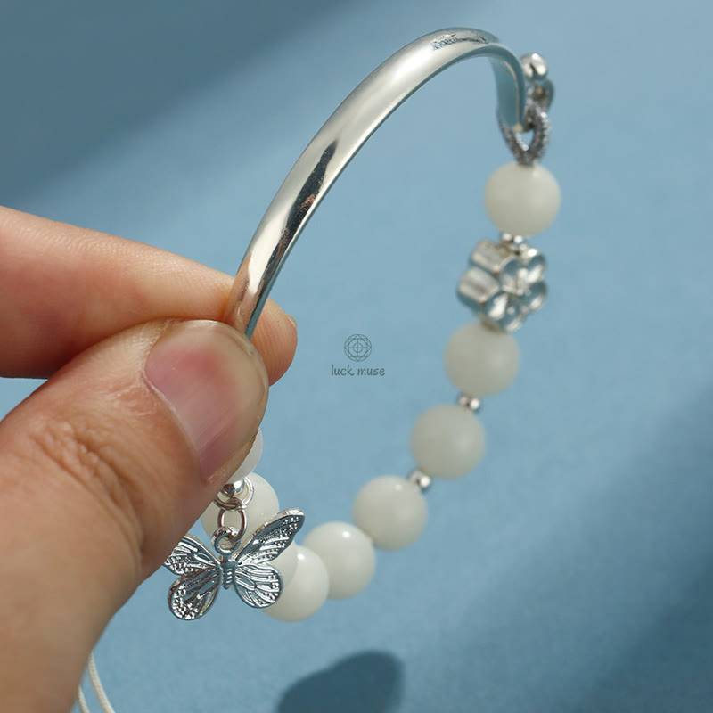 Bodhi Seed Butterfly Lotus Luck Wealth Bracelet - Image 6