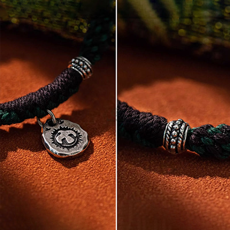 Tibetan Dzi Bead Agate and Yak Bone Wealth Bracelet - Image 7