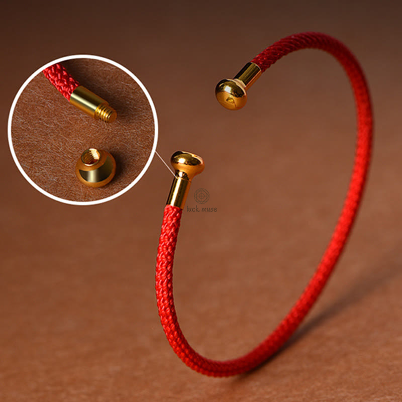 Luck Muse Handmade Luck Braid Cuff Bracelet - Image 4