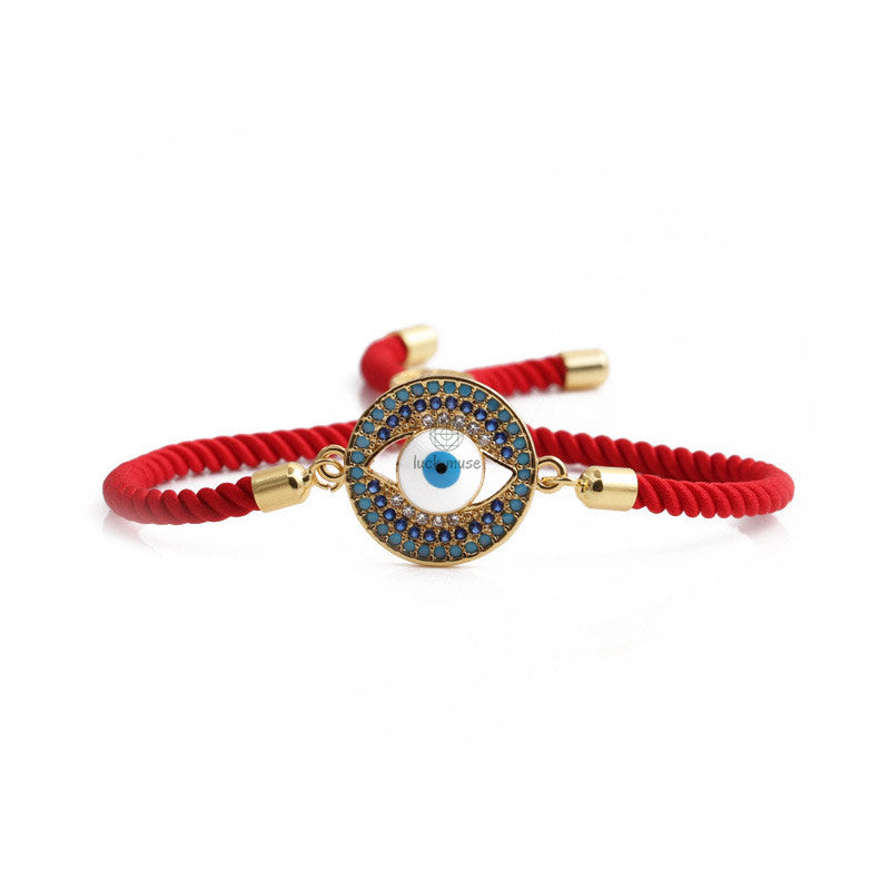 Red String Evil Eye Protection Bracelet by Luck Muse Shop - Image 2