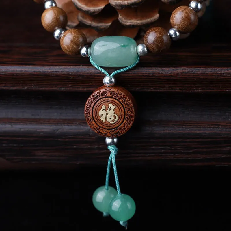 Abelia Biflora Wood Happiness Protection Bracelet by Luck Muse Shop - Image 3