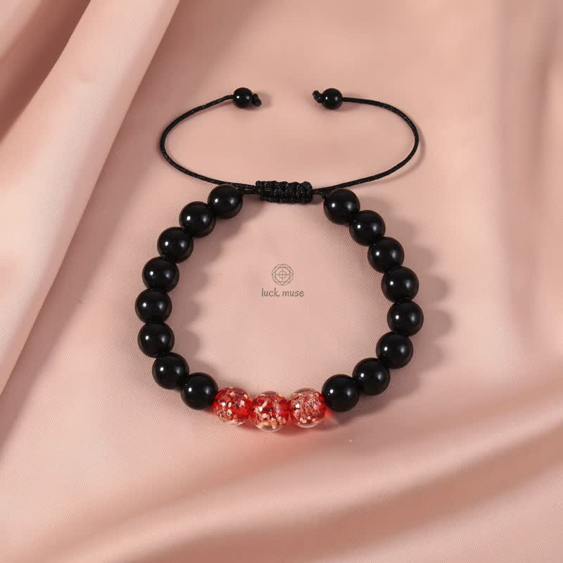 Black Obsidian Glowstone Strength Bracelet - Image 9