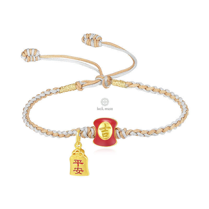 Blessed Chinese Character Sterling Silver Luck Muse Bracelet - Image 12