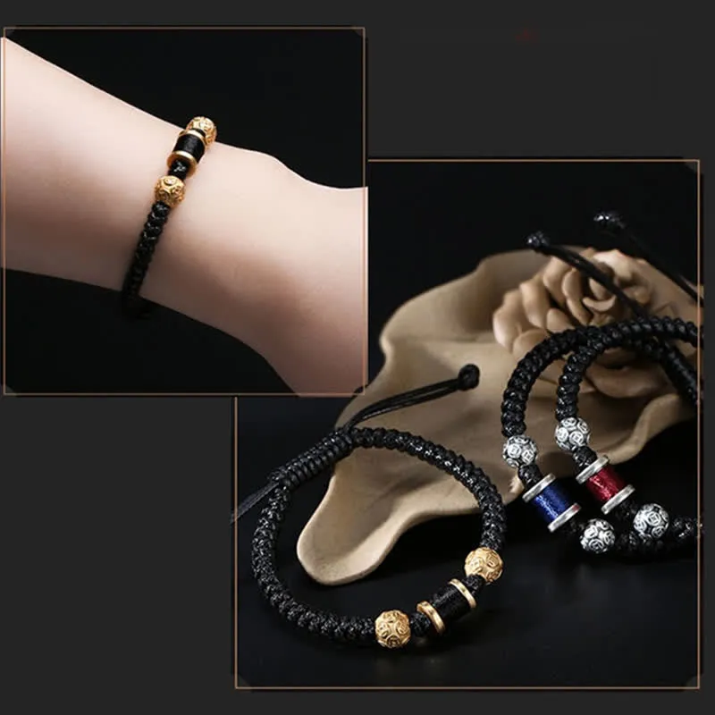 Copper Coin Bead Balance Braided Bracelet - Image 18