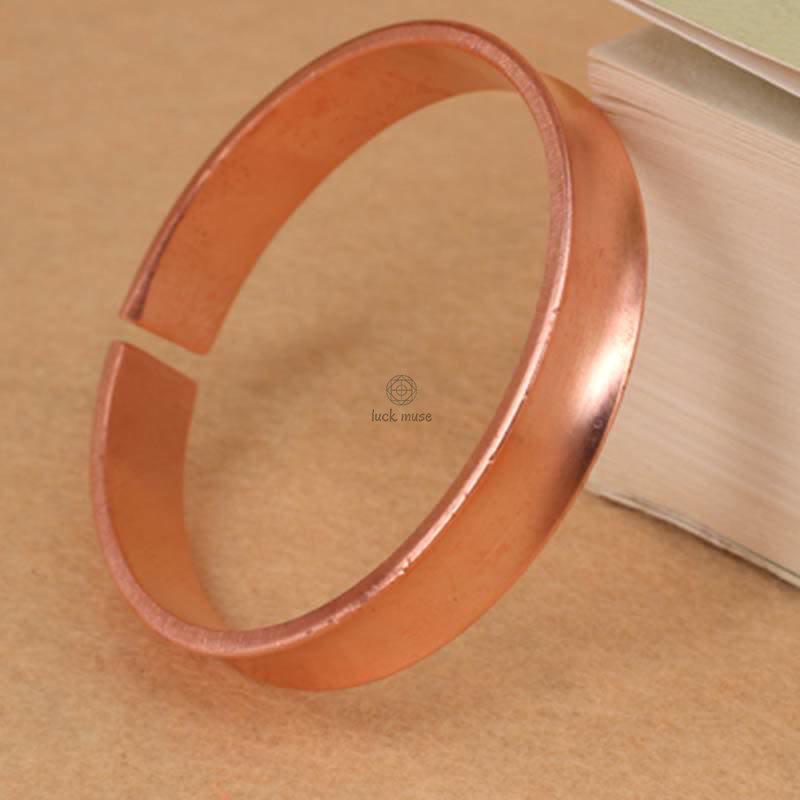 Copper Wealth and Luck Cuff Bracelet - Luck Muse Shop - Image 3