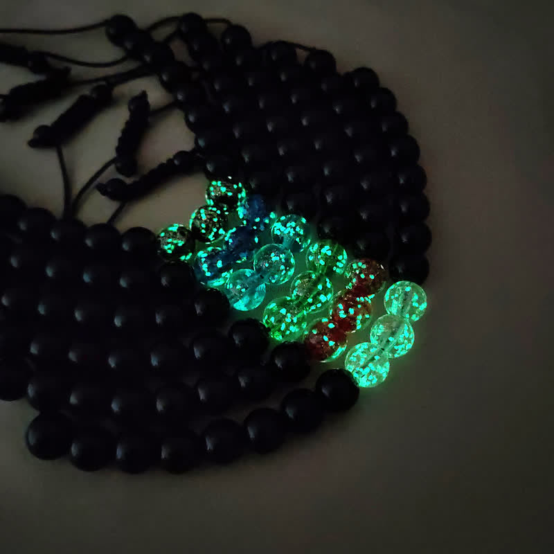 Black Obsidian Glowstone Strength Bracelet - Image 3