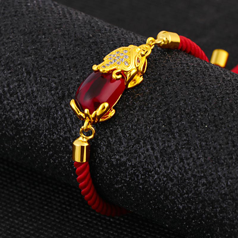 Luck Muse Red Agate Pixiu Wealth Attractor Bracelet - Image 6