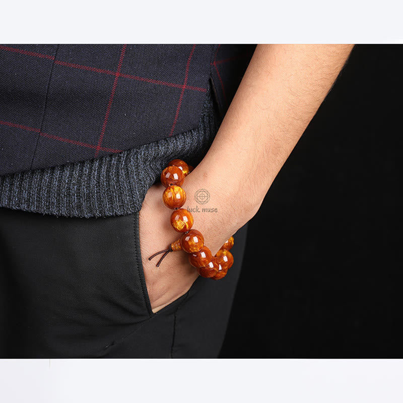 Luck Muse Golden Sea Willow Bracelet for Success and Positivity - Image 7