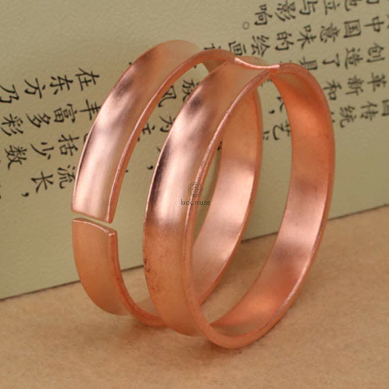 Copper Wealth and Luck Cuff Bracelet - Luck Muse Shop - Image 5