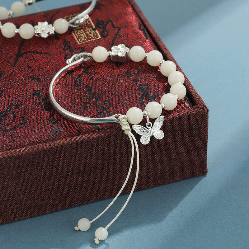 Bodhi Seed Butterfly Lotus Luck Wealth Bracelet - Image 4
