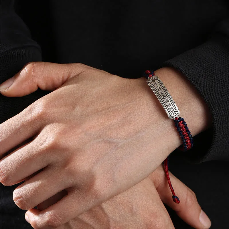 Luck Muse Sterling Silver Peace Amulet Bracelet for Protection - Image 4