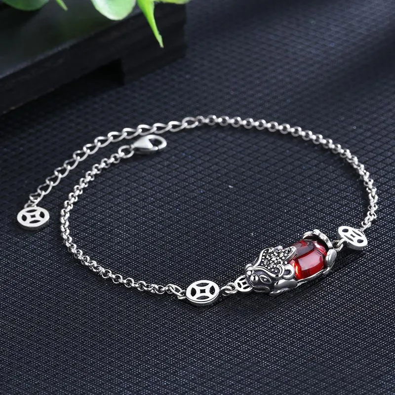 Luck Muse Feng Shui Genstone Pi Xiu Wealth Bracelet