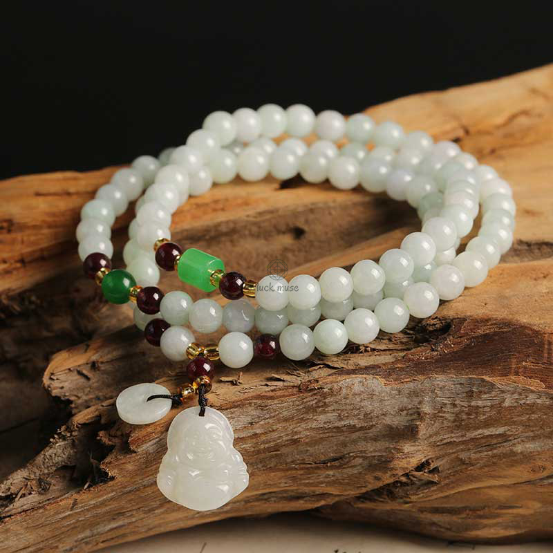 Naturally Abundant Pixiu Jade Buddha Bracelet - Image 5