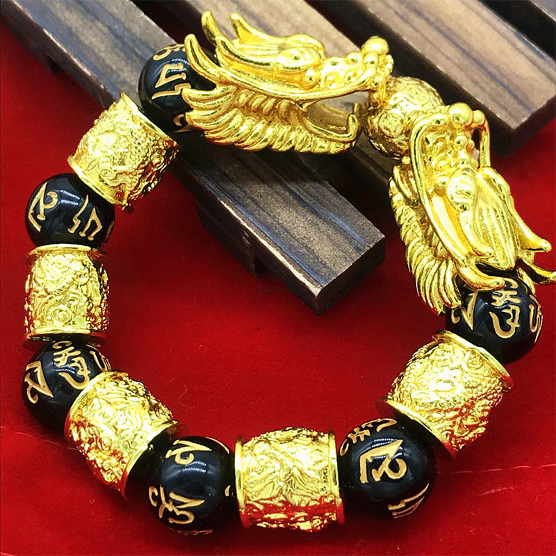 Luck Muse Double Dragon Prosperity Bracelet - Image 3