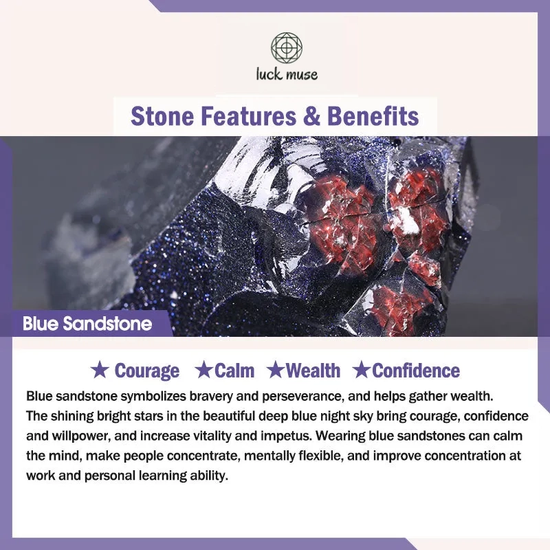 Luck Muse Crystal Amethyst Green Aventurine Flower Healing Necklace Pendant - Image 42