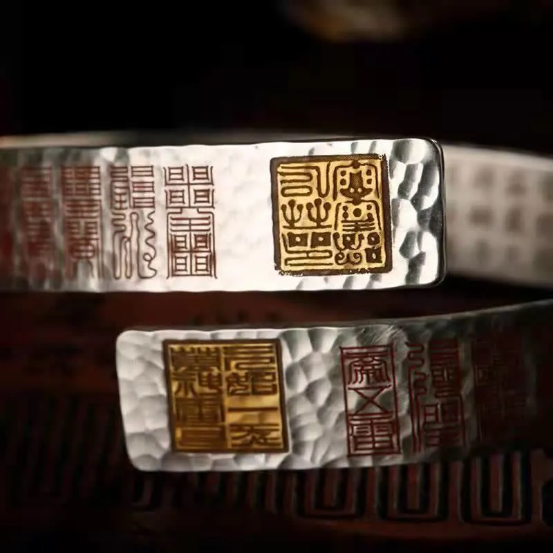 Luck Muse Copper Balance Healing Cuff Bracelet - Image 4