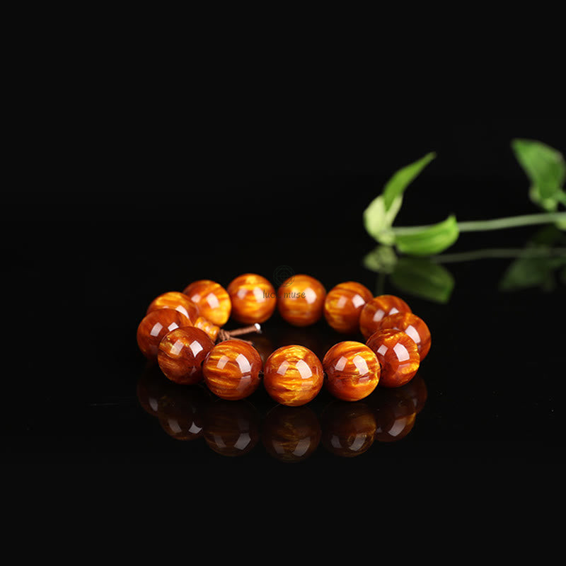 Luck Muse Golden Sea Willow Bracelet for Success and Positivity - Image 5