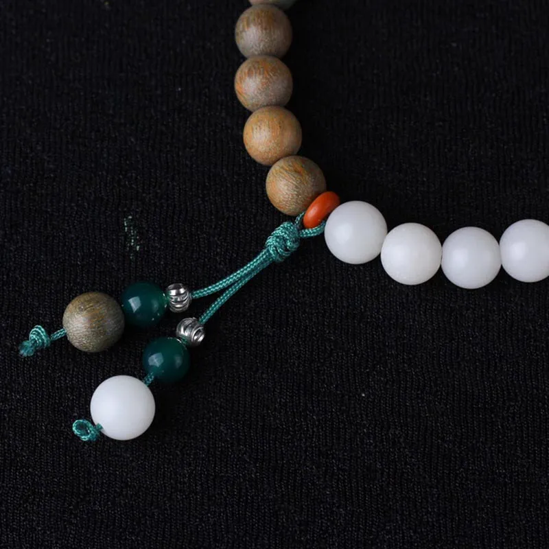 Luck Muse Green Sandalwood Bodhi Seed Luck Awakening Bracelet - Image 5