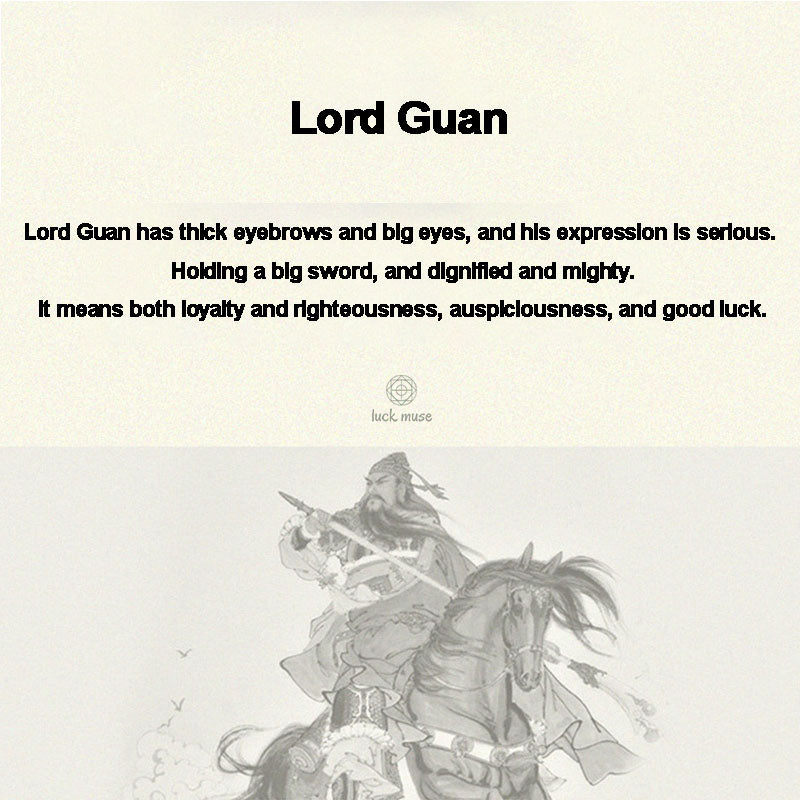 Natural Jade Lord Guan Amulet Wealth Necklace Pendant from Luck Muse Shop - Image 9