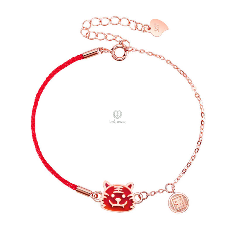 Luck Muse 925 Sterling Silver Color-Changing Chinese Zodiac Lucky Protection Red String Bracelet - Image 16