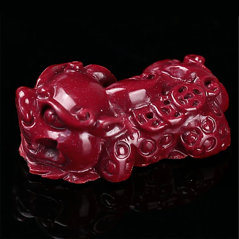Tibetan Cinnabar Pixiu Bracelet for Peace and Calm - Image 5