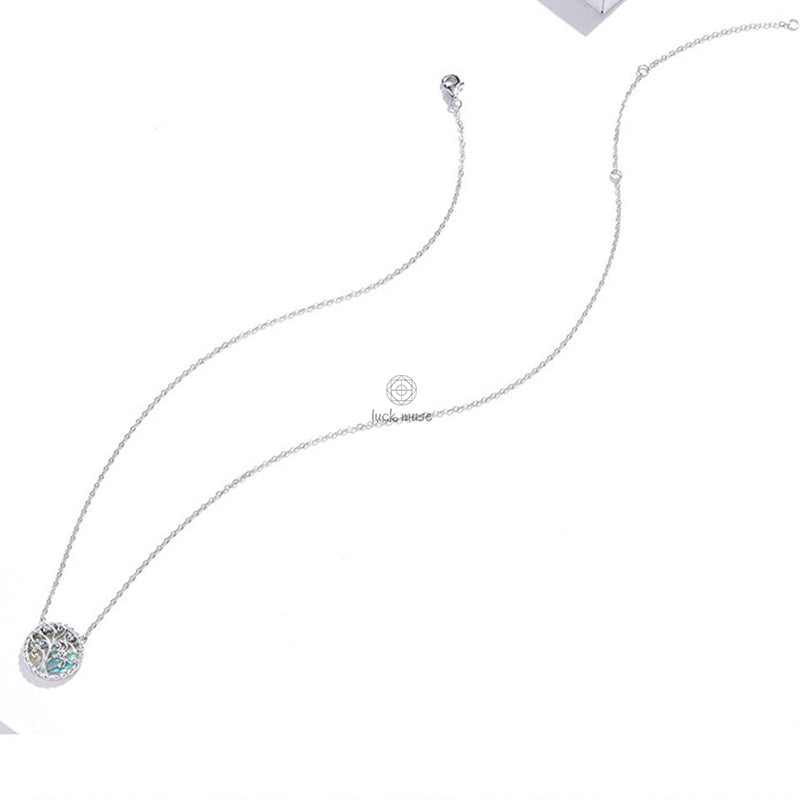 925 Sterling Silver Tree of Life Creation Necklace Pendant - Image 10