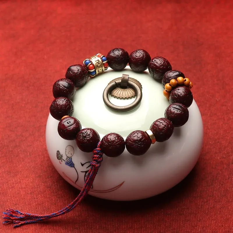 Buddha Bodhi Seed Bead Bracelet for Peace and Calm - Image 2