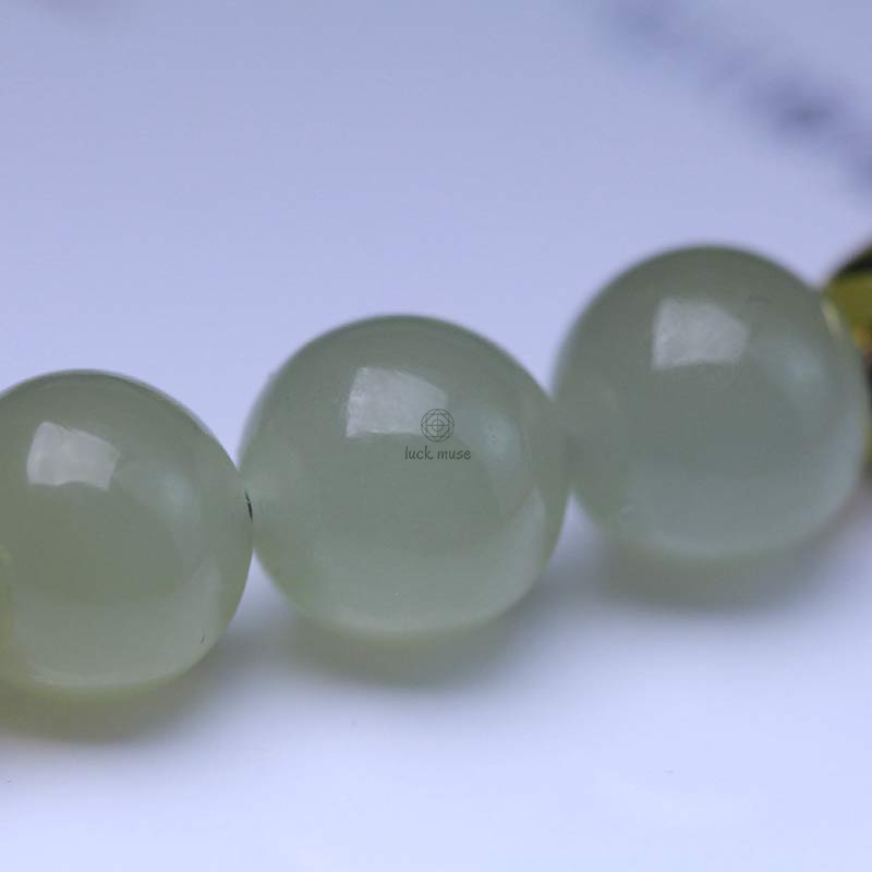 Natural Jade Lotus Seed Red String Bracelet - Strength Weave - Image 10