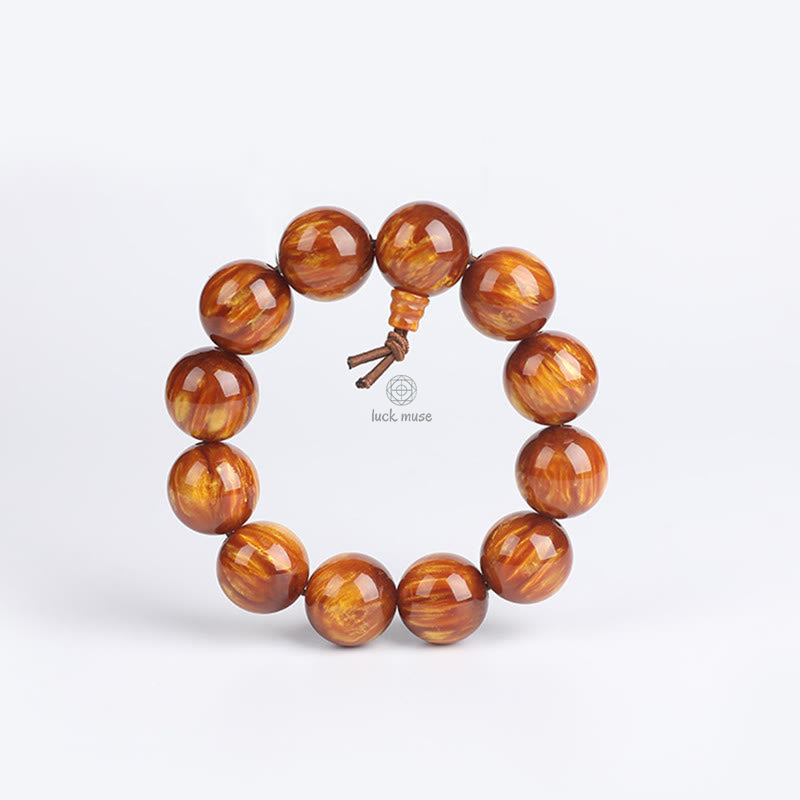 Luck Muse Golden Sea Willow Bracelet for Success and Positivity - Image 8